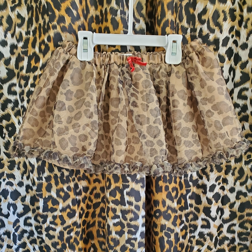 Leopard Tulle Skirt